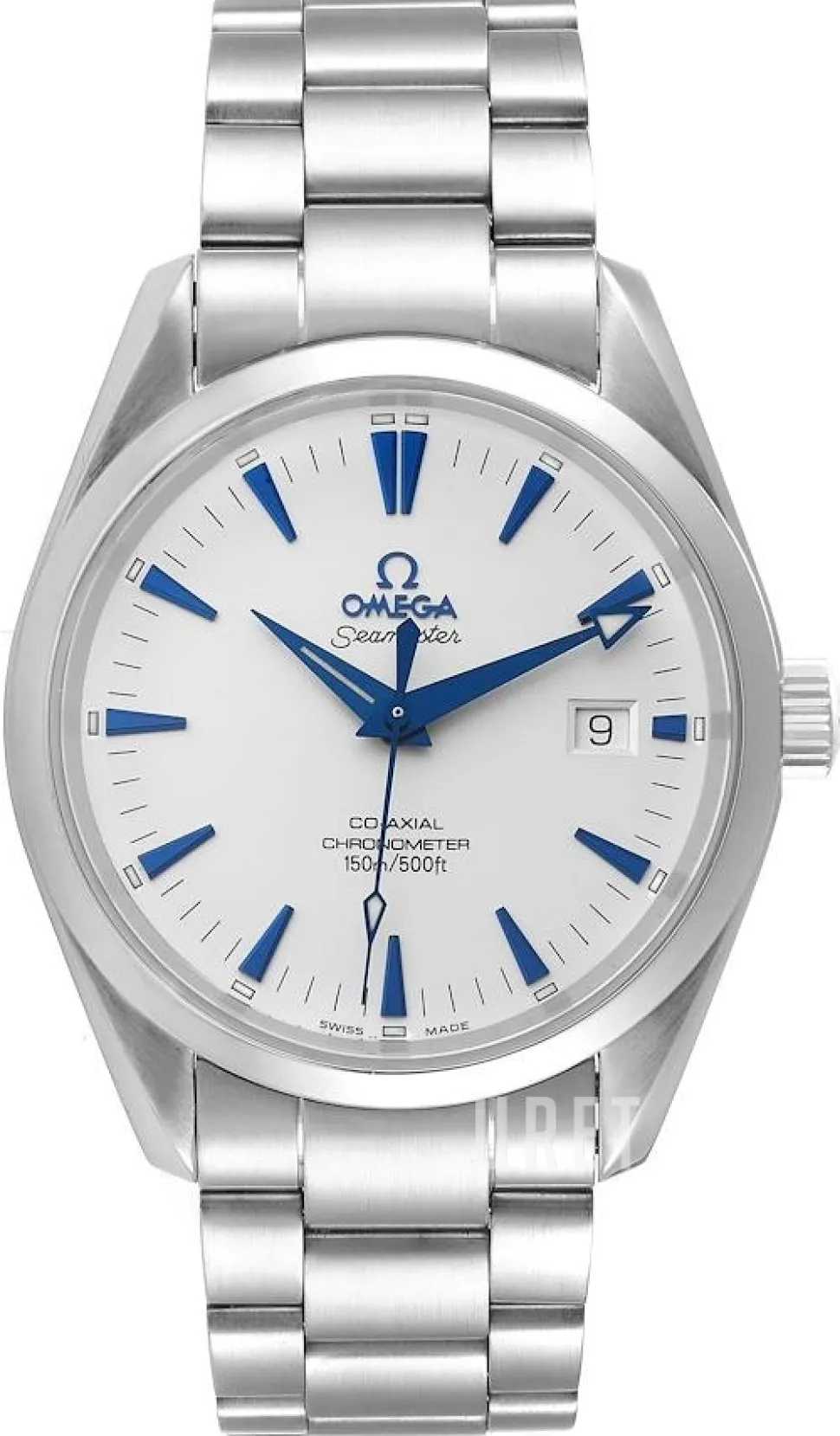 Seamaster Aqua Terra Vit/Stål Ø39 mm