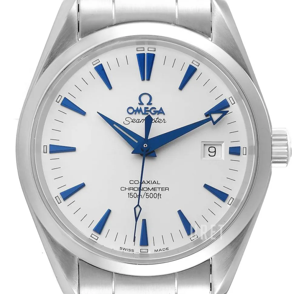 Seamaster Aqua Terra Vit/Stål Ø39 mm