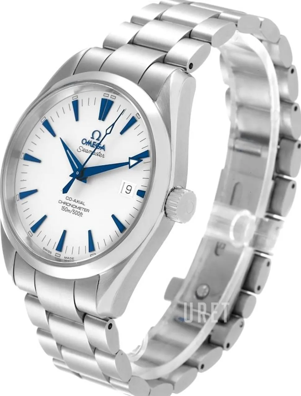 Seamaster Aqua Terra Vit/Stål Ø39 mm