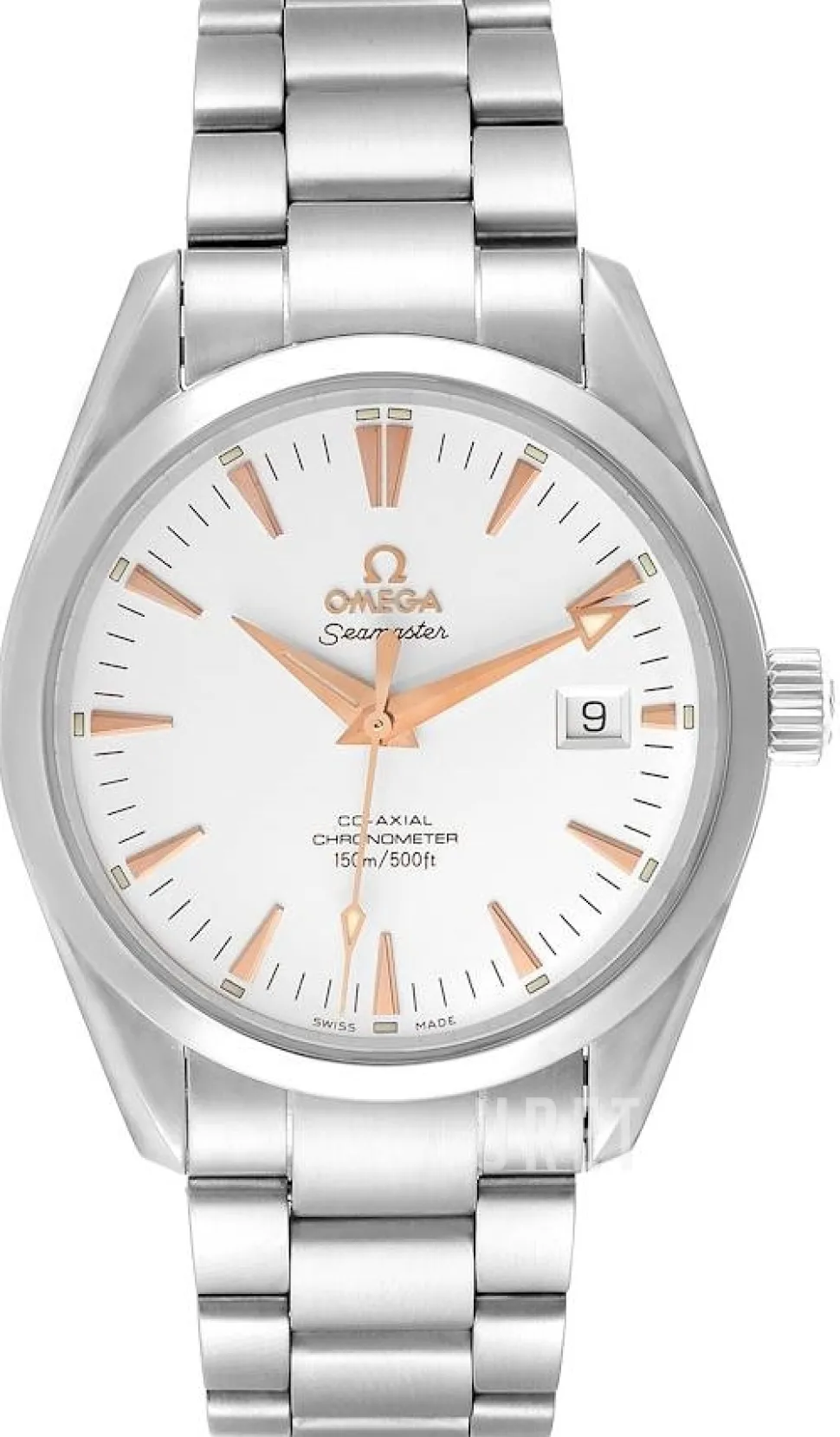 Seamaster Aqua Terra Vit/Stål Ø39 mm