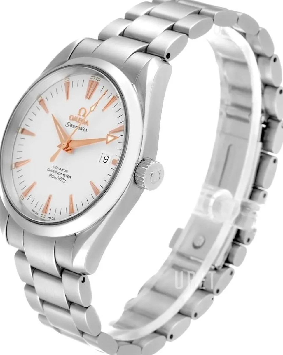 Seamaster Aqua Terra Vit/Stål Ø39 mm
