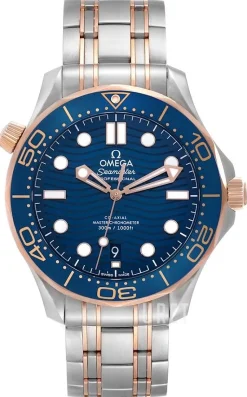 Seamaster Diver 300M Blå/18 karat roséguld Ø42 mm