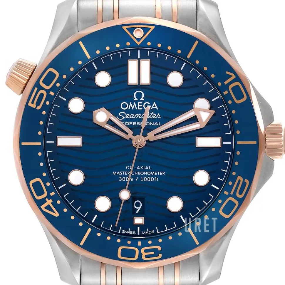 Seamaster Diver 300M Blå/18 karat roséguld Ø42 mm