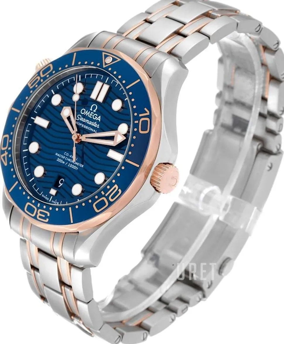 Seamaster Diver 300M Blå/18 karat roséguld Ø42 mm