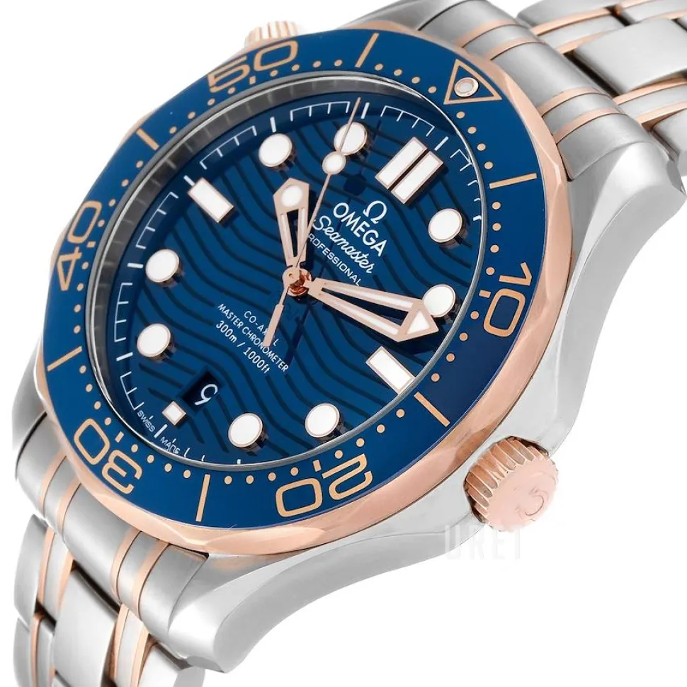 Seamaster Diver 300M Blå/18 karat roséguld Ø42 mm