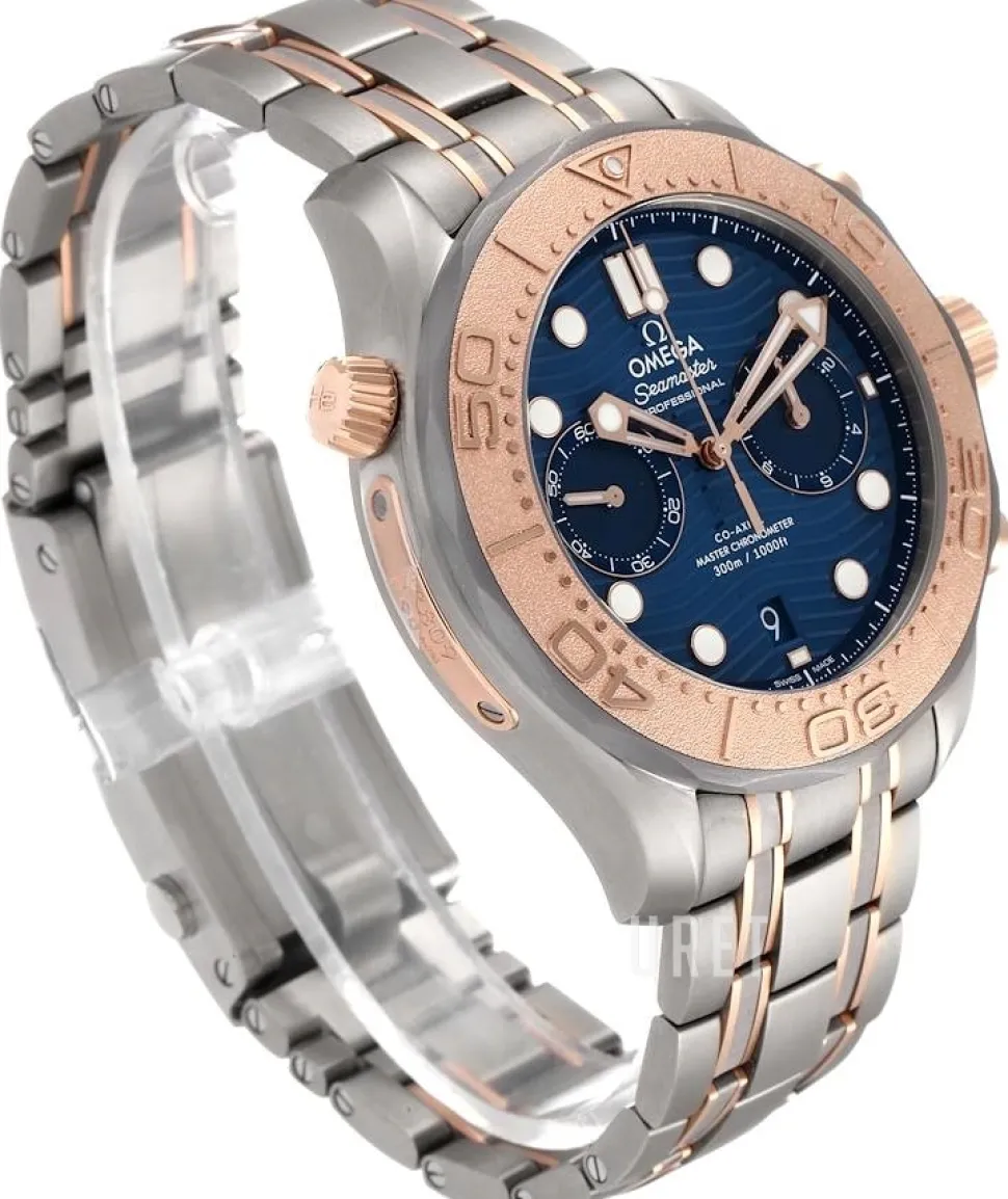 Seamaster Diver 300M Blå/18 karat roséguld Ø44 mm