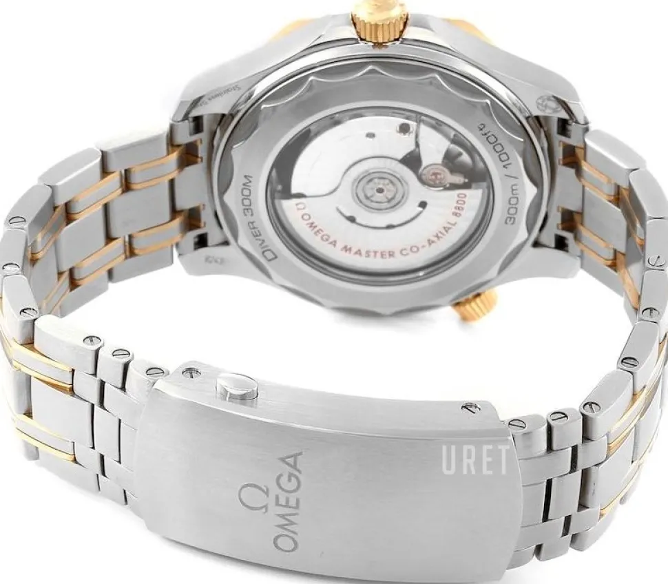 Seamaster Diver 300m Blå/18 karat gult guld Ø42 mm