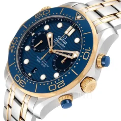 Seamaster Diver 300M Blå/18 karat gult guld Ø44 mm