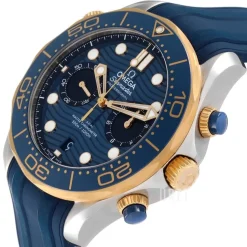 Seamaster Diver 300M Blå/Gummi Ø44 mm