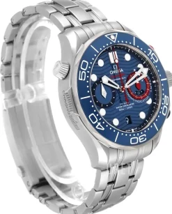 Seamaster Diver 300M Blå/Stål Ø44 mm