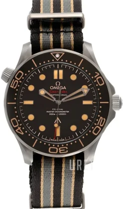 Seamaster Diver 300M Brun/Textil Ø42 mm
