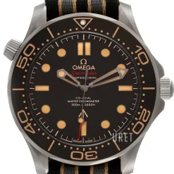 Seamaster Diver 300M Brun/Textil Ø42 mm