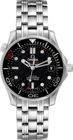 Seamaster Diver 300m Co-Axial 36.25mm Svart/Stål Ø36 mm