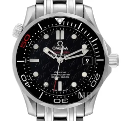 Seamaster Diver 300m Co-Axial 36.25mm Svart/Stål Ø36 mm