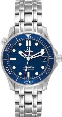 Seamaster Diver 300m Co-Axial 36.25mm Blå/Stål Ø36.25 mm