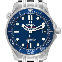 Seamaster Diver 300m Co-Axial 36.25mm Blå/Stål Ø36.25 mm