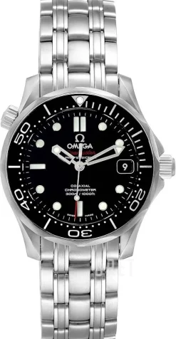 Seamaster Diver 300m Co-Axial 36.25mm Svart/Stål Ø36.25 mm