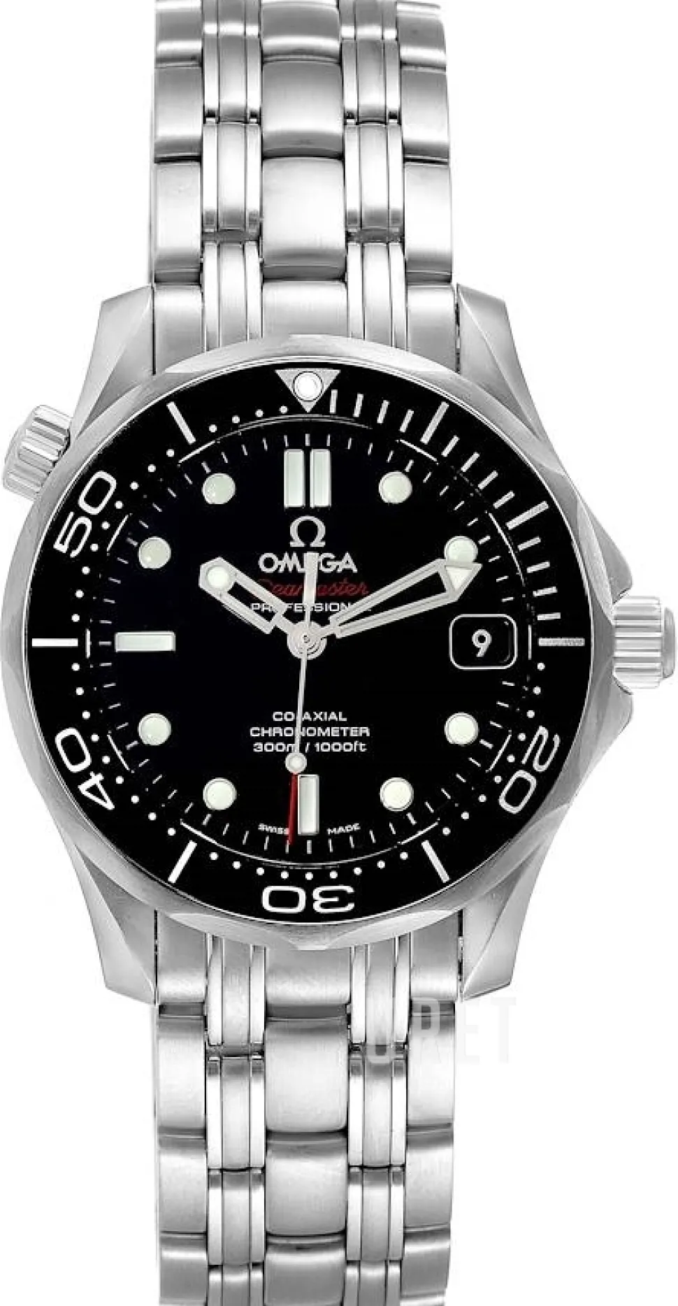 Seamaster Diver 300m Co-Axial 36.25mm Svart/Stål Ø36.25 mm