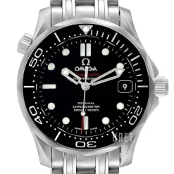 Seamaster Diver 300m Co-Axial 36.25mm Svart/Stål Ø36.25 mm