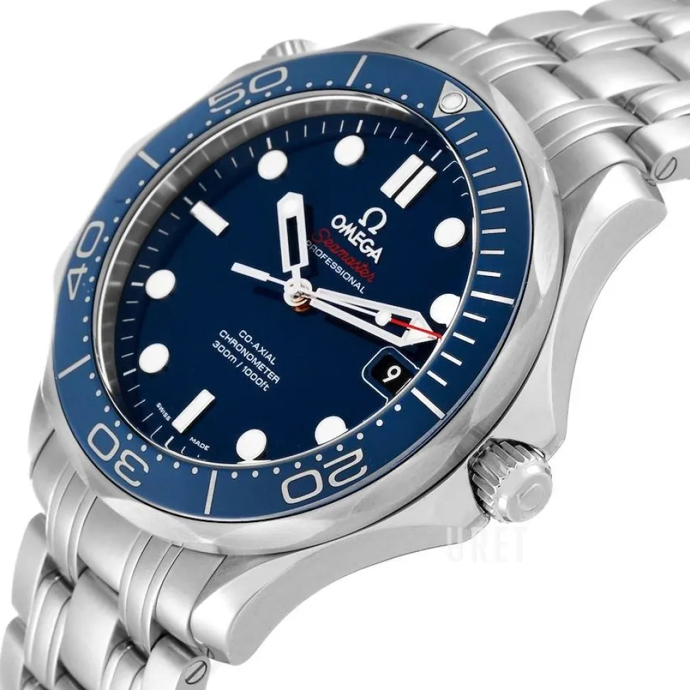 Seamaster Diver 300m Co-Axial 41mm Blå/Stål Ø41 mm