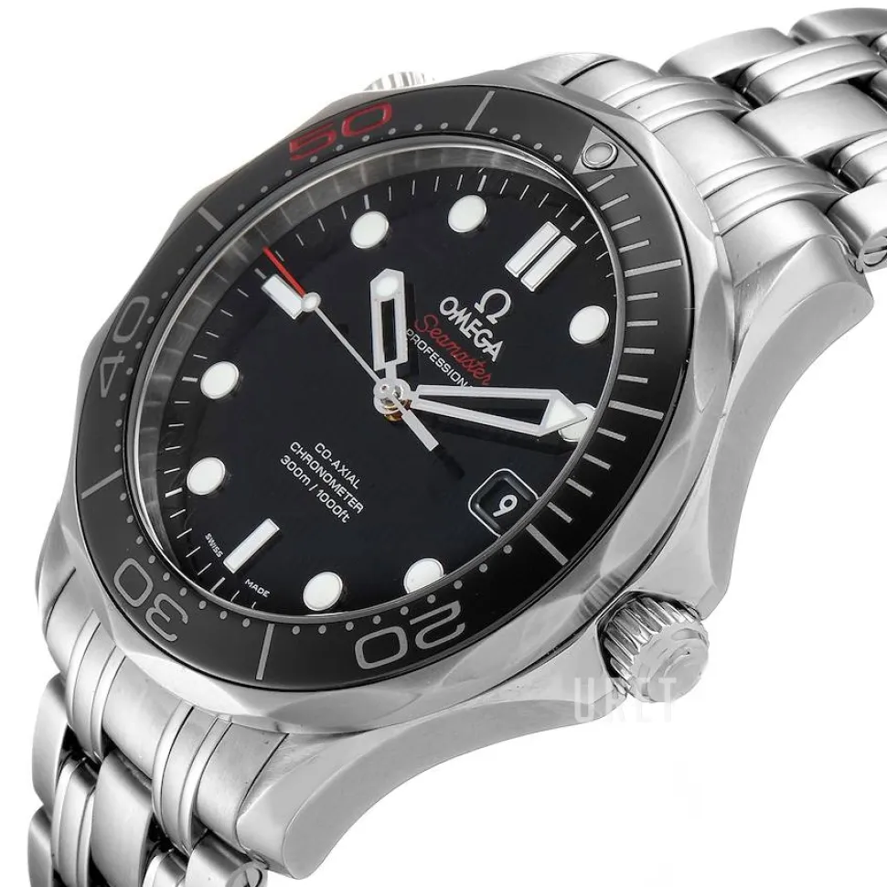 Seamaster Diver 300m Co-Axial 41mm James Bond Svart/Stål Ø41 mm