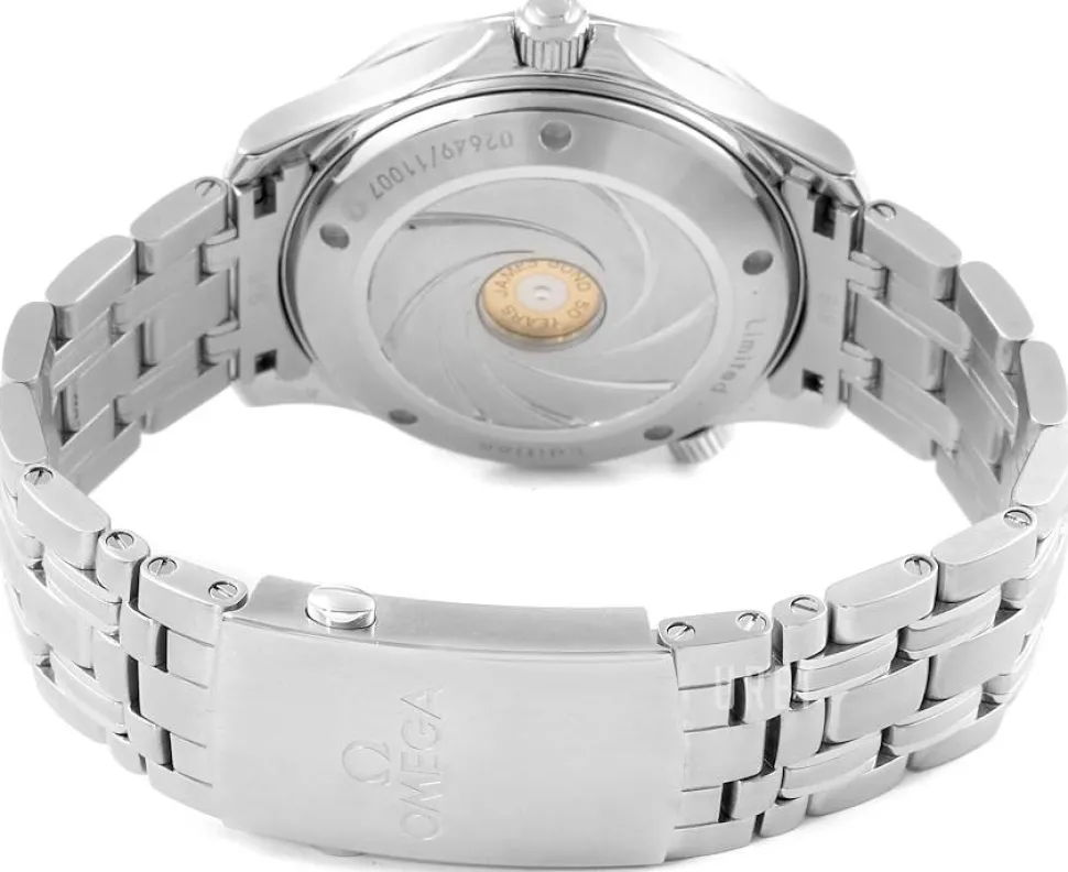 Seamaster Diver 300m Co-Axial 41mm James Bond Svart/Stål Ø41 mm