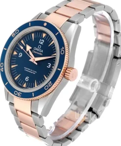 Seamaster Diver 300m Master Co-Axial 41mm Blå/18 karat roséguld Ø41 mm
