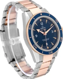 Seamaster Diver 300m Master Co-Axial 41mm Blå/18 karat roséguld Ø41 mm