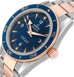 Seamaster Diver 300m Master Co-Axial 41mm Blå/18 karat roséguld Ø41 mm