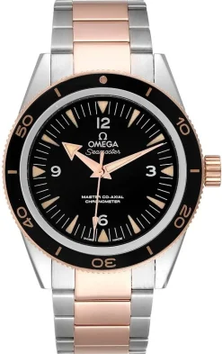 Seamaster Diver 300m Master Co-Axial 41mm Svart/18 karat roséguld Ø41 mm