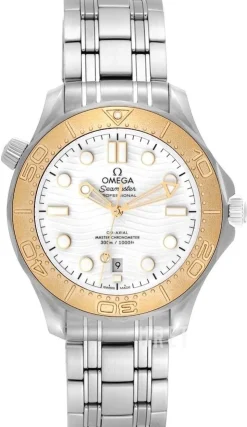 Seamaster Diver 300m Paris 2024 Vit/Stål Ø42 mm