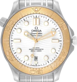 Seamaster Diver 300m Paris 2024 Vit/Stål Ø42 mm