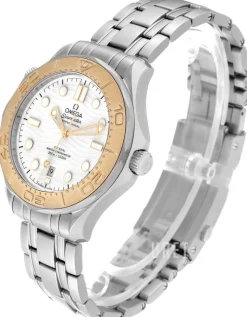 Seamaster Diver 300m Paris 2024 Vit/Stål Ø42 mm