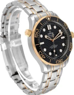 Seamaster Diver 300M Svart/18 karat gult guld Ø42 mm