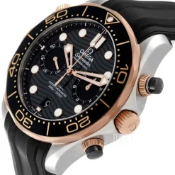 Seamaster Diver 300M Svart/Gummi Ø44 mm