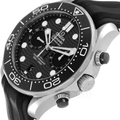 Seamaster Diver 300M Svart/Gummi Ø44 mm