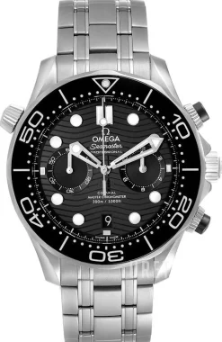 Seamaster Diver 300M Svart/Stål Ø44 mm