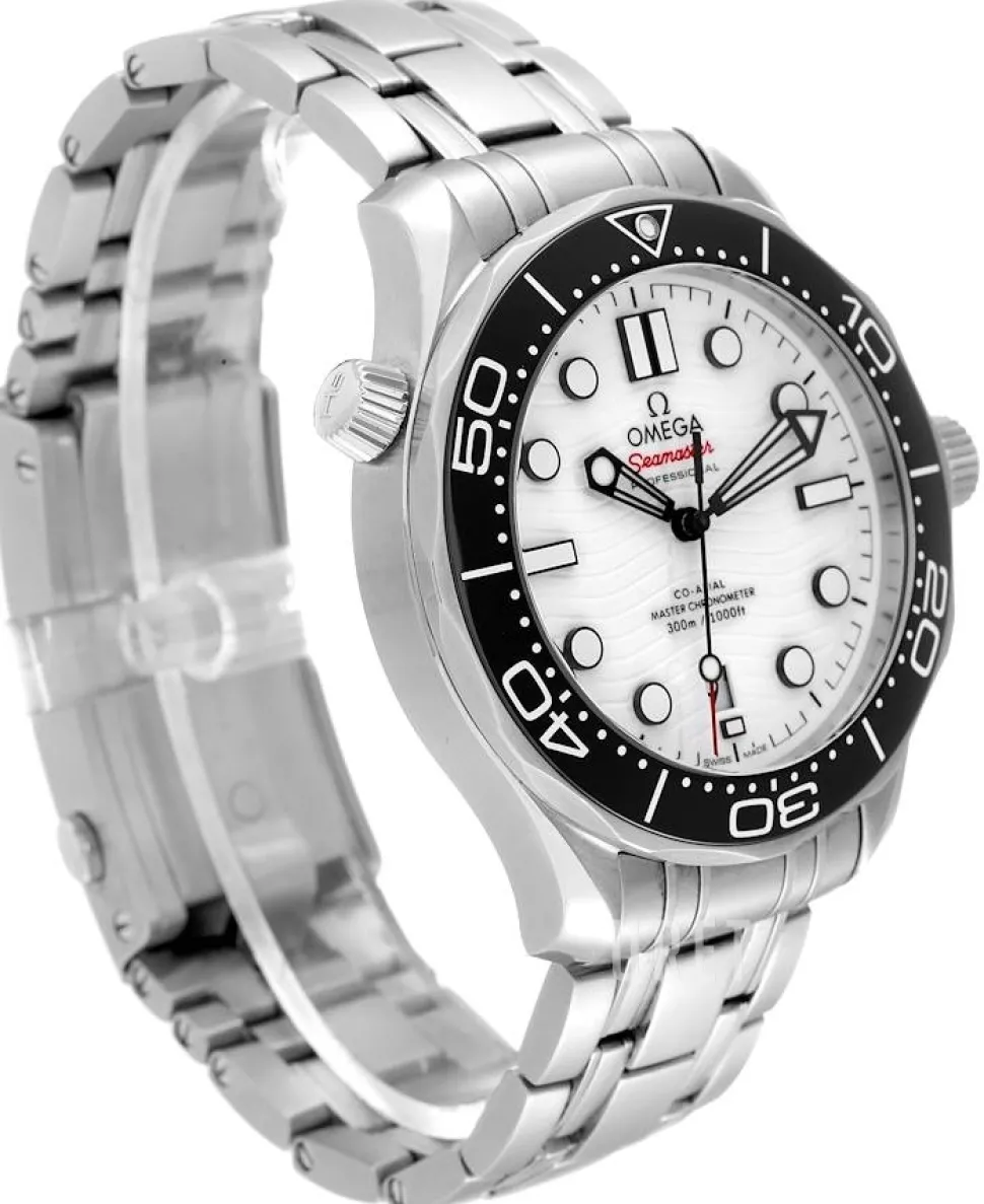 Seamaster Diver 300M Vit/Stål Ø42 mm