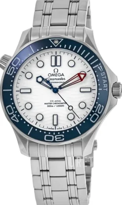 Seamaster Diver 300M Vit/Stål Ø42 mm