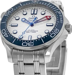 Seamaster Diver 300M Vit/Stål Ø42 mm