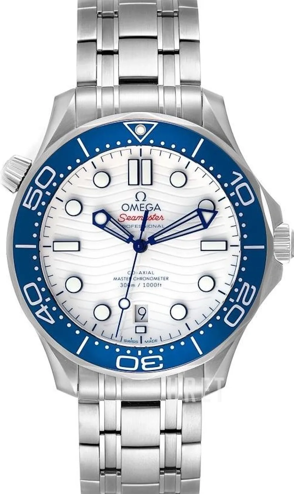 Seamaster Diver 300M Vit/Stål Ø42 mm