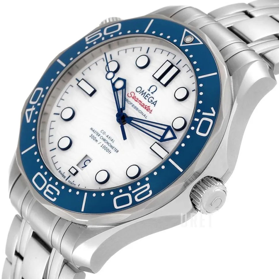 Seamaster Diver 300M Vit/Stål Ø42 mm