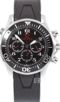 Seamaster Diver Svart/Gummi Ø41 mm