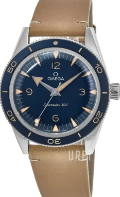 Seamaster 300M Blå/Läder Ø41 mm