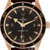 Seamaster 300M Brun/Läder Ø41 mm