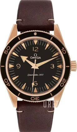 Seamaster 300M Brun/Läder Ø41 mm