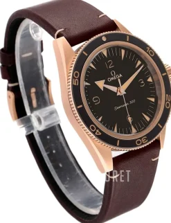 Seamaster 300M Brun/Läder Ø41 mm