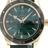 Seamaster 300M Grön/Läder Ø41 mm