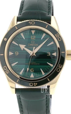 Seamaster 300M Grön/Läder Ø41 mm