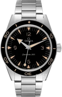Seamaster 300M Svart/Stål Ø41 mm
